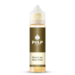 Flacon de 60 ml d'e-liquide Blond au Miel Noir de la marque Pulp