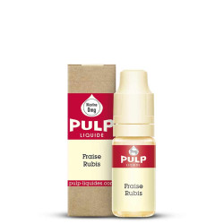 Flacon de 10 ml d'e-liquide Fraise Rubis de la marque Pulp