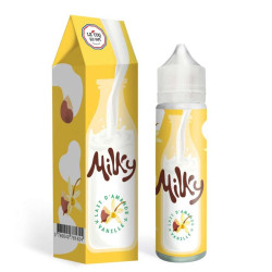 Flacon de 50 ml d'e-liquide Lait Amande Vanille Milky de la marque Le Coq Qui Vape
