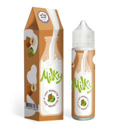 Flacon de 50 ml d'e-liquide Lait de Noisette Milky de la marque Le Coq Qui Vape