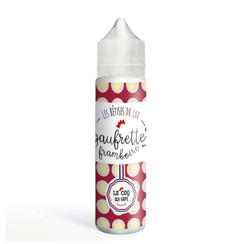 Gaufrette Framboise 50ml - Le Coq qui Vape (1/1)