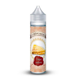 Flacon de 50 ml d'e-liquide Crêpe Nature de la marque La Crepe Sucree