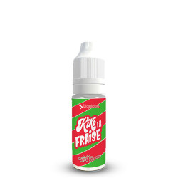 Flacon de 10 ml d'e-liquide Kiki la Fraise de la gamme Liquideo