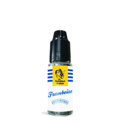 Flacon de 10 ml d'e-liquide Framboise de la marque Le Vapoteur Breton