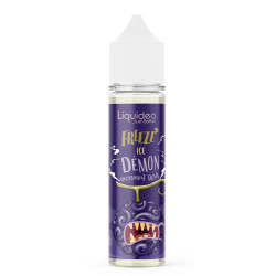 Flacon de 50 ml d'e-liquide Freeze Ice Demon de la gamme Liquideo