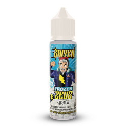 Flacon de 50 ml d'e-liquide Frozen Zeus de la gamme Saiyen Vapors