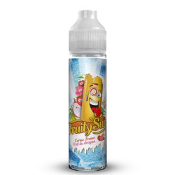 Flacon de 50 ml d'e-liquide Cerise Fraise Fruit du Dragon Gold Edition de la gamme Fruity Sun