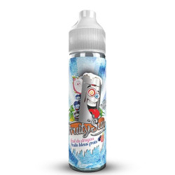 Flacon de 50 ml d'e-liquide Fruit du Dragon Fruits Bleus Frais Platinium Edition de la gamme Fruity Sun