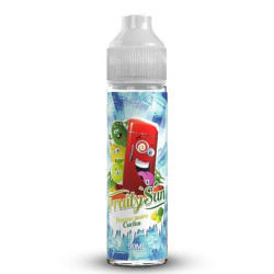 Flacon de 50 ml d'e-liquide Pomme Poire Cactus de la gamme Fruity Sun