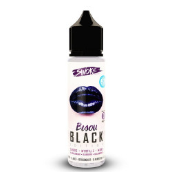 Flacon de 50 ml d'e-liquide Bisou Black de la marque Swoke