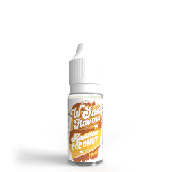 Flacon de sels d'e-liquide Ananas Coconut de la gamme Liquideo