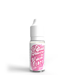 Flacon de sels d'e-liquide Litchi Glacé de la gamme Liquideo