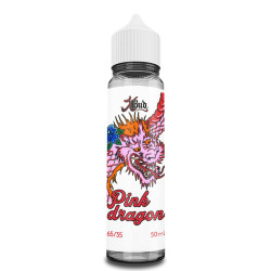 Flacon de 50 ml d'e-liquide Pink Dragon de la gamme Liquideo