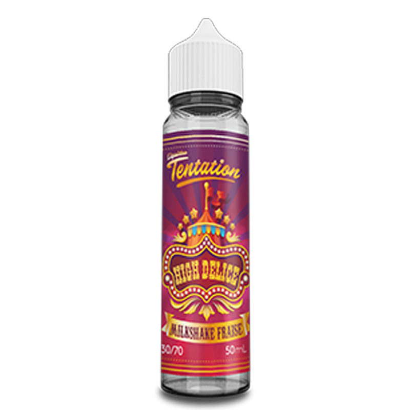 Milkshake Fraise 50ml - Liquideo (1/1)