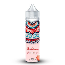 Flacon de 50 ml d'e-liquide Fraise Cerise de la marque Bohème