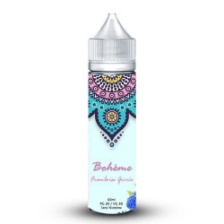 Flacon de 50 ml d'e-liquide Framboise Givrée de la marque Bohème