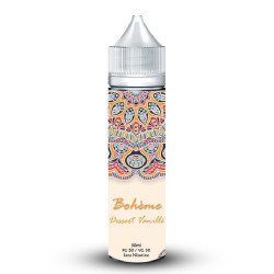Flacon de 50 ml d'e-liquide Dessert Vanillé de la marque Bohème