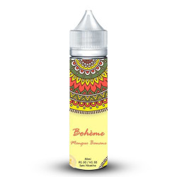 Flacon de 50 ml d'e-liquide Mangue Banane de la marque Bohème