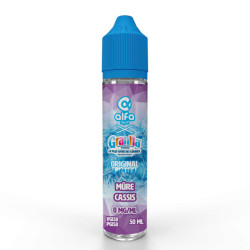 Flacon de 50 ml d'e-liquide Mûre Cassis de la gamme Granita