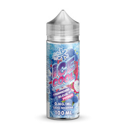 Flacon de 100 ml d'e-liquide Framboise Bleue Pitaya de la gamme Ice Cool