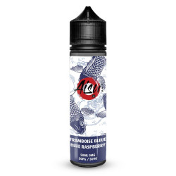 Flacon de 50 ml d'e-liquide Blue Raspberry de la gamme Aisu
