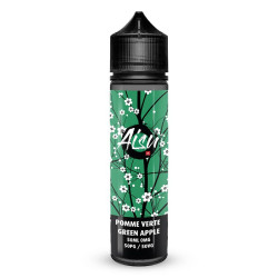 Flacon de 50 ml d'e-liquide Green Apple de la gamme Aisu