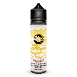 Flacon de 50 ml d'e-liquide Pineapple & Coconut de la gamme Aisu Yoguruto