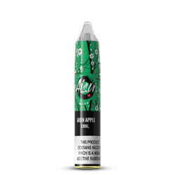Flacon de 10 ml d'e-liquide Green Apple de la gamme Aisu
