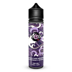 Flacon de 50 ml d'e-liquide Blackcurrant & Rosehip de la gamme Aisu