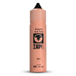 Flacon de 50 ml d'e-liquide Peach Ice Tea de la gamme Aisu