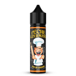 Flacon de 50 ml d'e-liquide Fou de Caramel de la marque O'Jlab