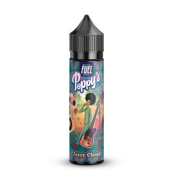 Flacon de 50 ml d'e-liquide Jazzy Cloud de la gamme Poppy's