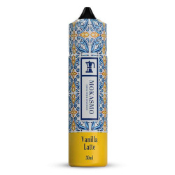 Flacon de 50 ml d'e-liquide Vanilla Latte de la gamme Aisu Mokasmo