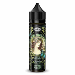 Flacon de 50 ml d'e-liquide Pomme Citron de la marque Curieux