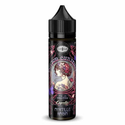Flacon de 50 ml d'e-liquide Myrtille Raisin de la marque Curieux