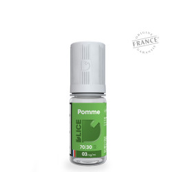 Flacon de 10 ml d'e-liquide Pomme de la marque D'lice