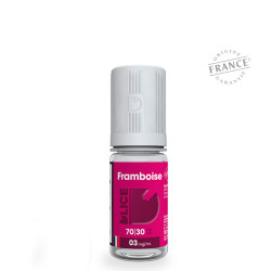 Flacon de 10 ml d'e-liquide Framboise de la marque D'lice