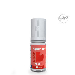 Flacon de 10 ml d'e-liquide Agrumes de la marque D'lice