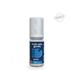 Flacon de 10 ml d'e-liquide Fruits Noirs Givrés (Kryos) de la marque D'lice