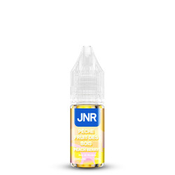 Flacon de 10 ml d'e-liquide Peach Berry de la marque JNR