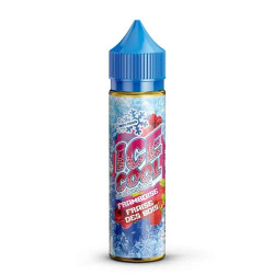 Flacon de 50 ml d'e-liquide Framboise Fraise des Bois de la gamme Ice Cool