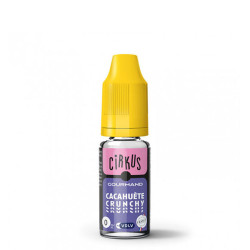 Flacon de 10 ml d'e-liquide Cacahuète Crunchy de la gamme Cirkus VDLV