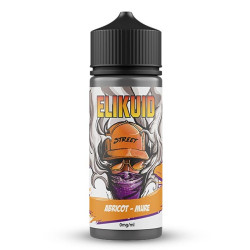 Flacon de 100 ml d'e-liquide Abricot Mûre de la gamme Elikuid O'Jlab