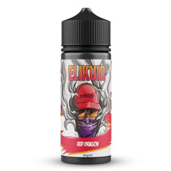 Flacon de 100 ml d'e-liquide Red Dragon de la gamme Elikuid O'Jlab