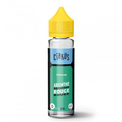 Flacon de 50 ml d'e-liquide Absinthe Rouge de la gamme Cirkus VDLV