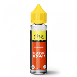 Flacon de 50 ml d'e-liquide Classic RY4 de la gamme Cirkus VDLV