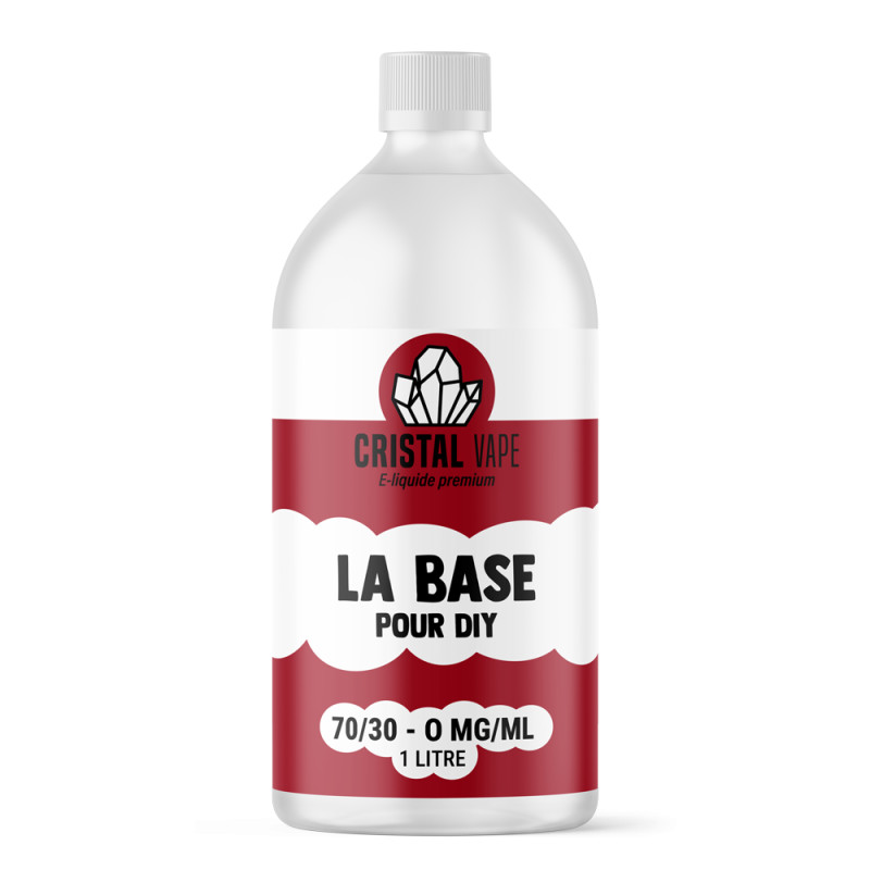 Base 70/30 1 litre - Cristal Vape (1/1)