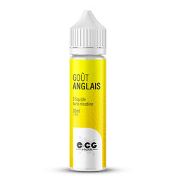Flacon de 50 ml d'e-liquide Anglais de la marque E-CG