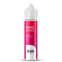 Flacon de 50 ml d'e-liquide Fruits Rouges de la marque E-CG