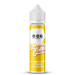 Flacon de 50 ml d'e-liquide Mangue Glacée de la marque E-CG